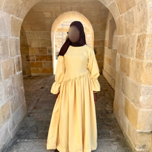 Robe classy jaune